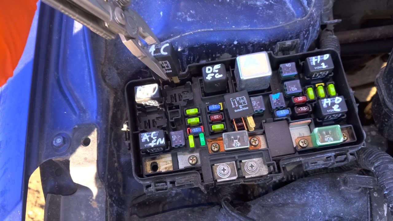 2004 Honda Civic Horn Fuse & Relay