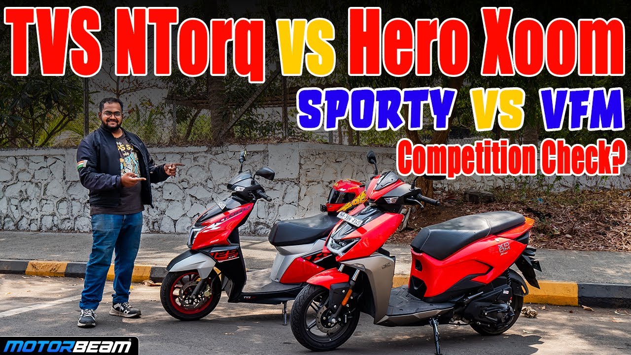 Hero Xoom vs TVS NTroq - Same Same But Very Different? | MotorBeam