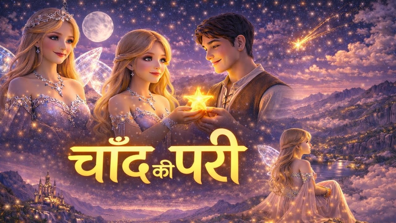 चाँद की परी और अधूरा वादा 🌙 | Emotional Fairy Tale Hindi | Heart Touching Story #story #fairytales 