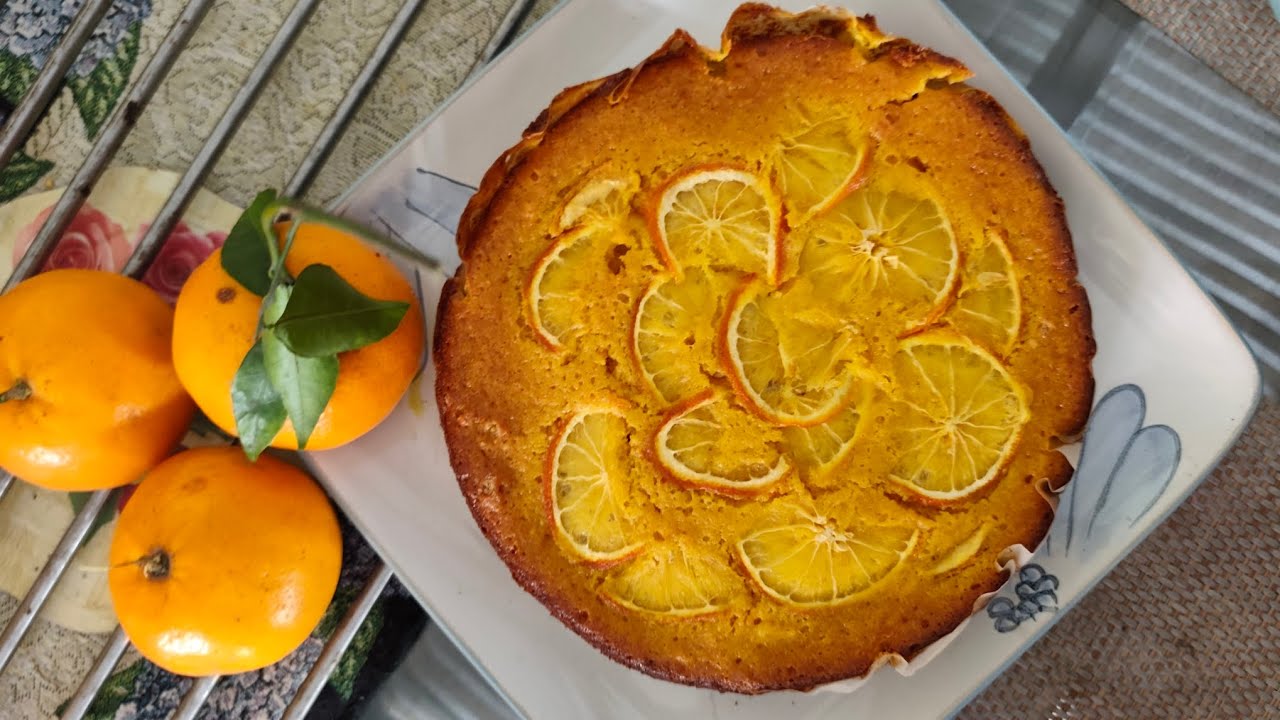 The Perfect Orange Cake Recipe  Soft, Fluffy & Full of Citrus Flavor! #homemade #orangecakerecipe 