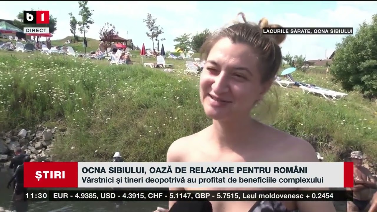 OCNA SIBIULUI, OAZĂ DE RELAXARE PENTRU ROMÂNI. Știri B1_ 19 iulie 2023