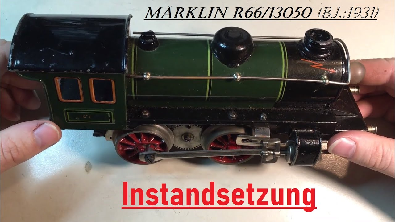 Märklin Lok R66/13050 Instandsetzung (Nostalgie-Startset Spur 0 von 1931 - MBWS Reparatur #73)