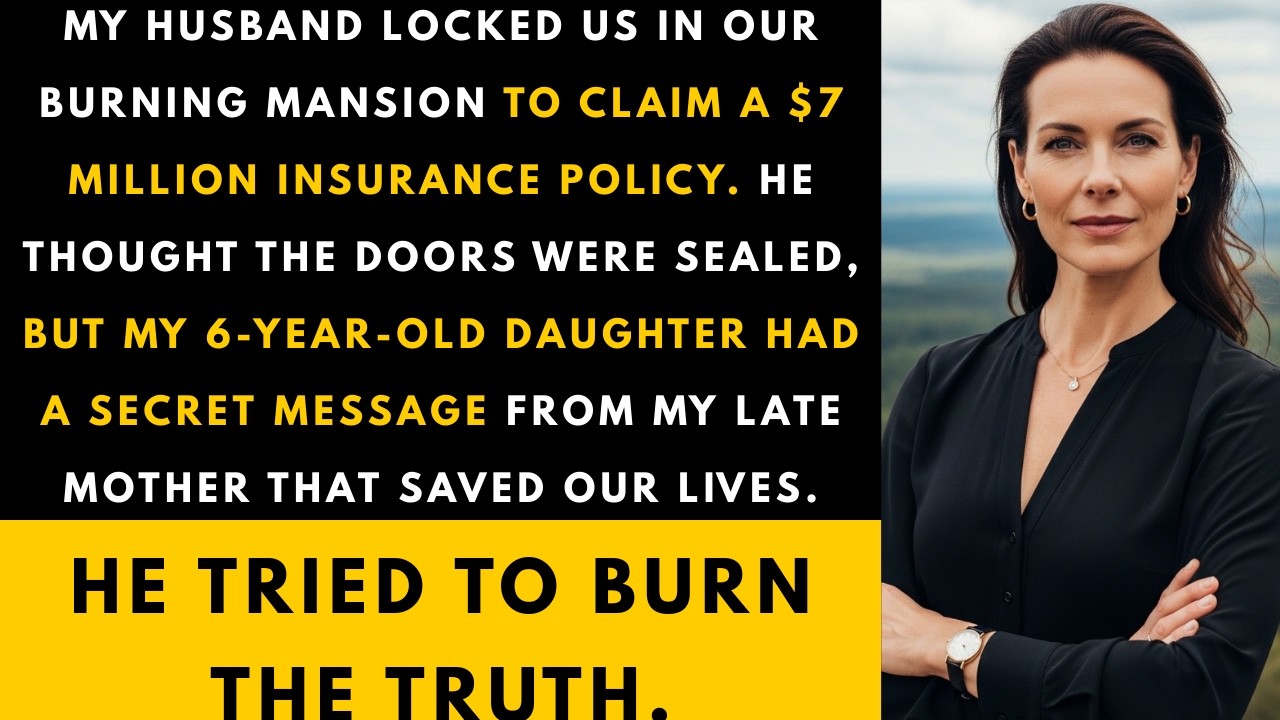 My Husband Locked Us In Our Burning Mansion—But My 6-Year-Old Knew The Way Out....