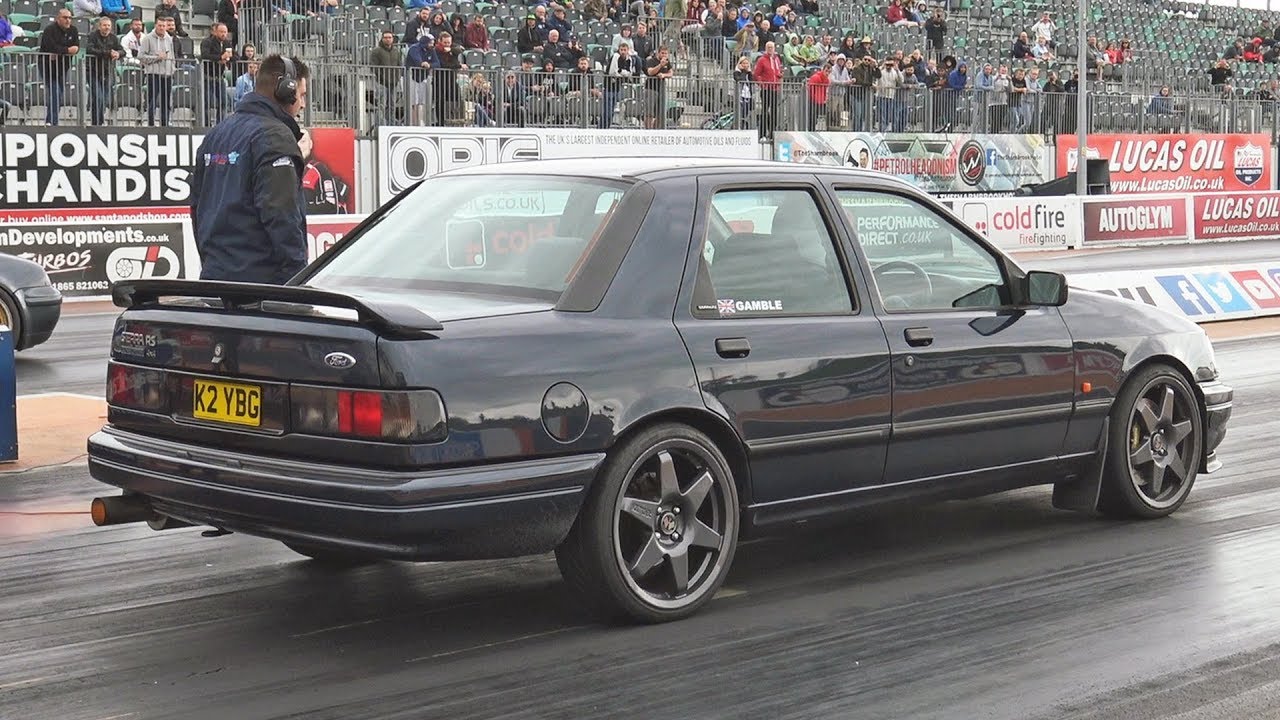 600+HP Ford Sierra Sapphire Cosworth 4X4 runs 10.62 at 132 MPH