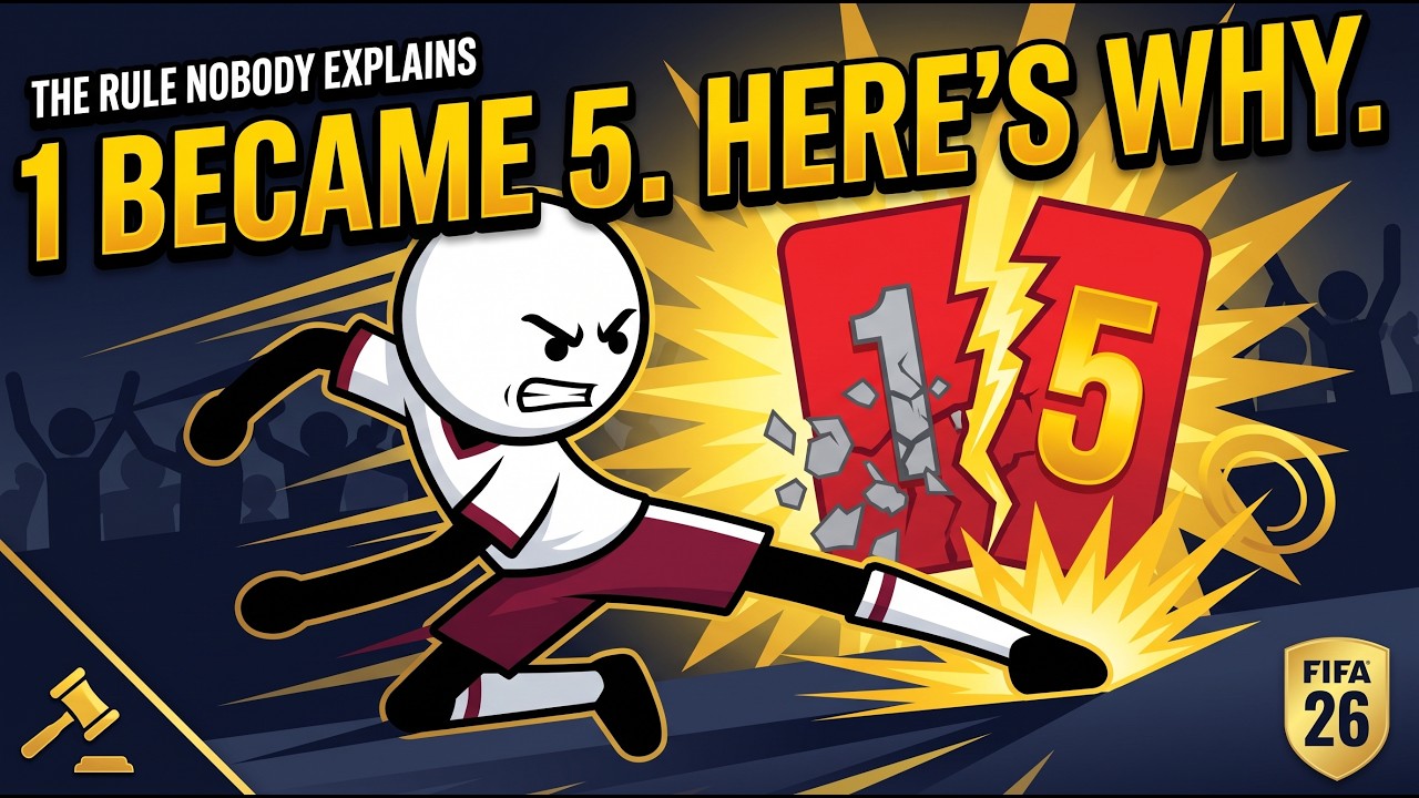 One Tackle, Five Matches? How FIFA Turns Red Cards Into Multi-Game Suspensions - Qatar Got Banned