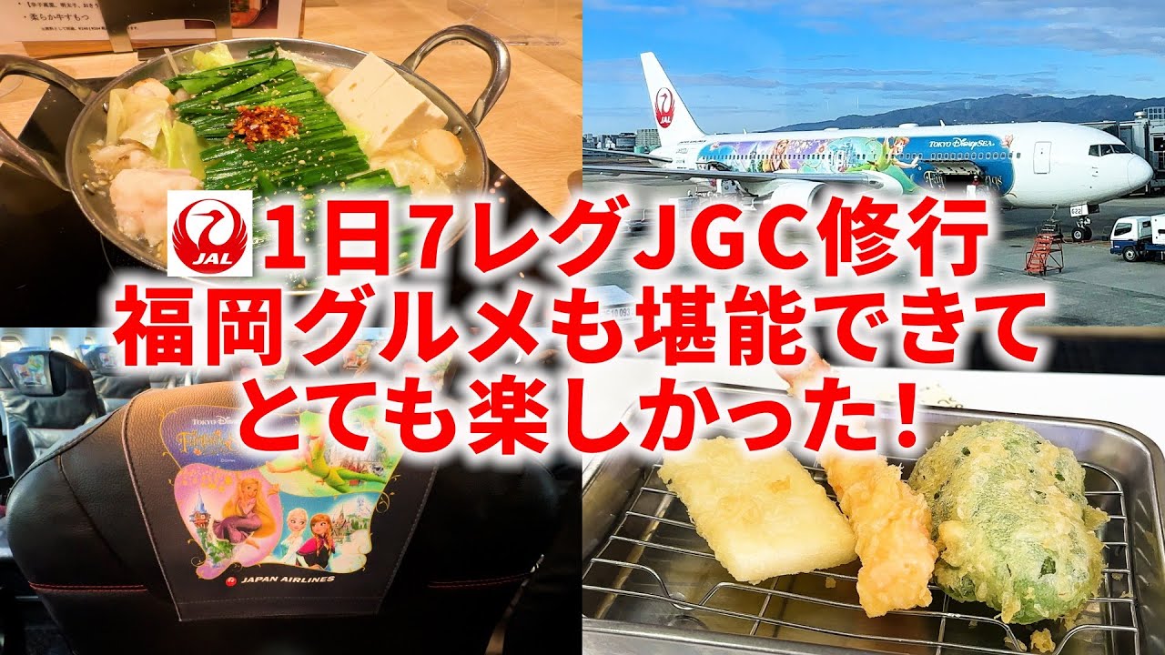 【JGC修行2025】3年ぶりにJGC修行！1日で7レグ乗る！