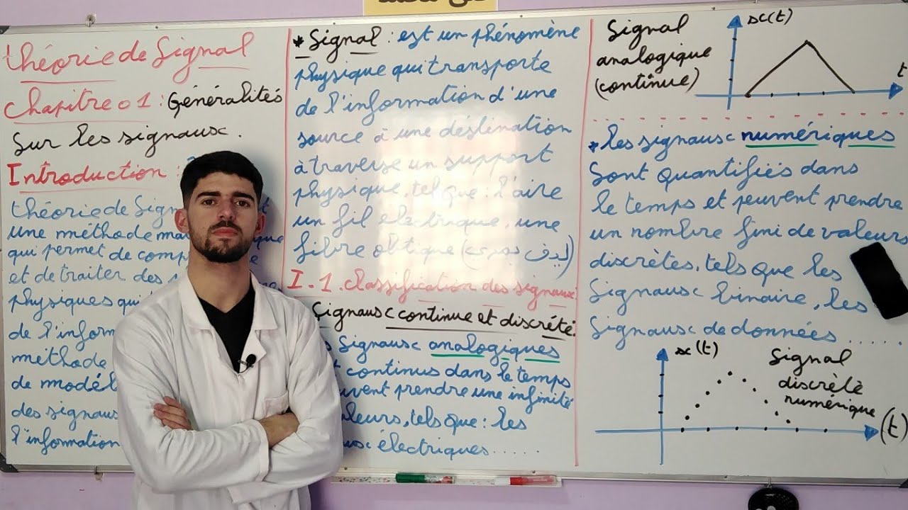 EP01 | Theorie du signal : Introduction générale aux signaux | en arabe