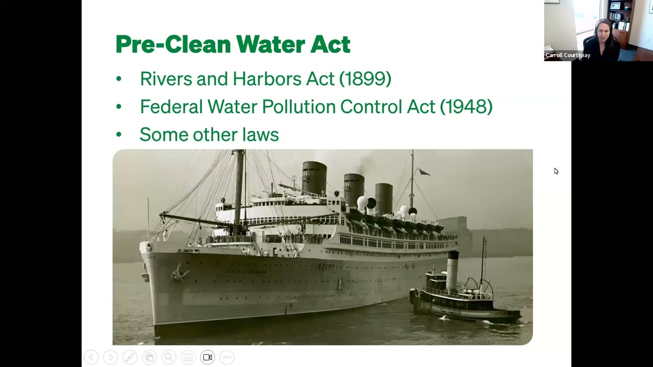 Basics of the Clean Water Act (ELI Summer School, 2024)