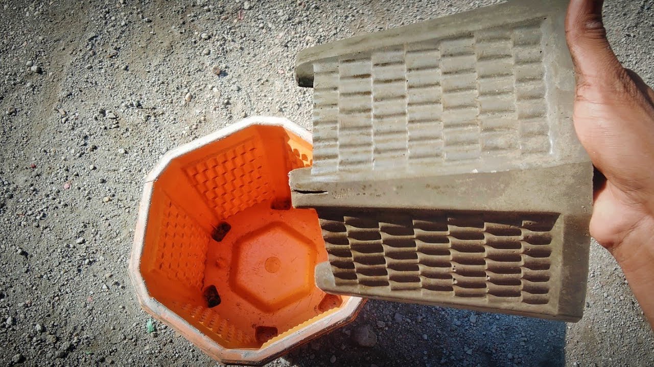 wondarfull plantar making with cement #skills #diy #diyathome  #mrcraftfactory  #cementdiy