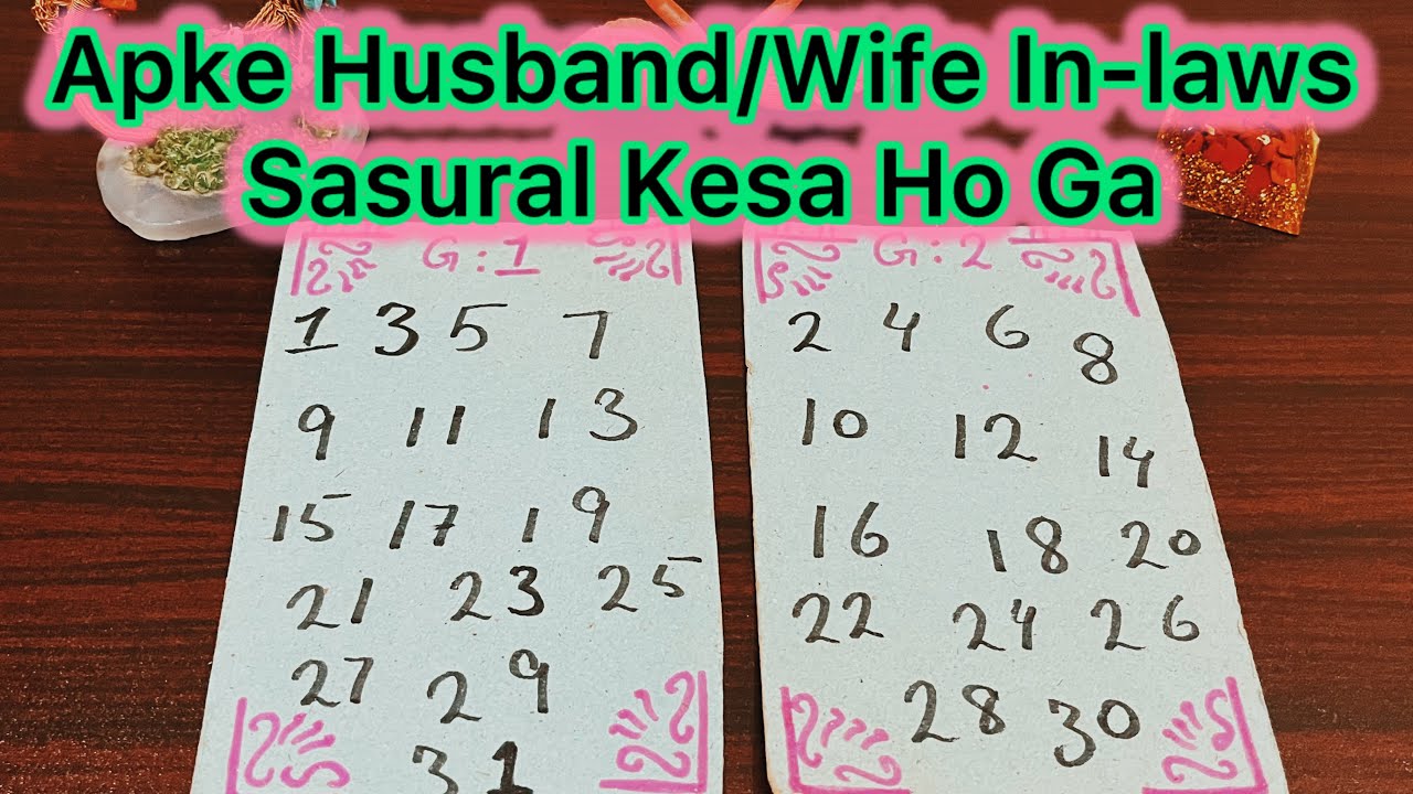 How will your husband/wife in-laws in-laws life be like after marriage future!Tarot Reading