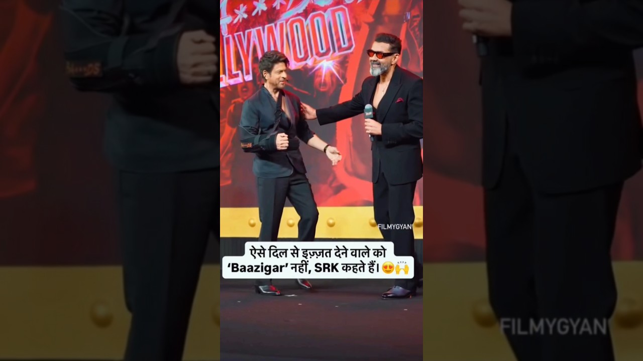 #ShahRukhKhan  with #BobbyDeol & #AryanKhanBollywood Trio On Stage| #ViralShorts #Bollywood2025 #SRK