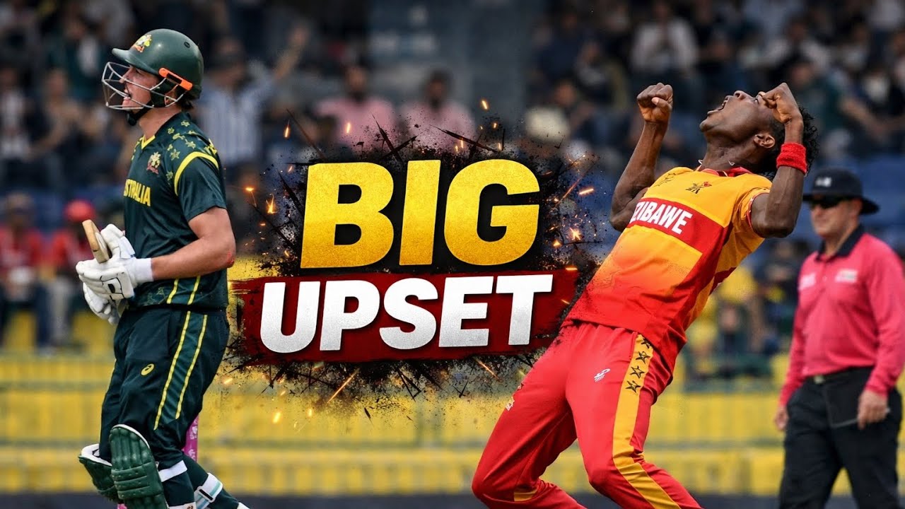Biggest Upset In The History Of T20 World Cup, Zimbabwe Have Beaten Australia.  