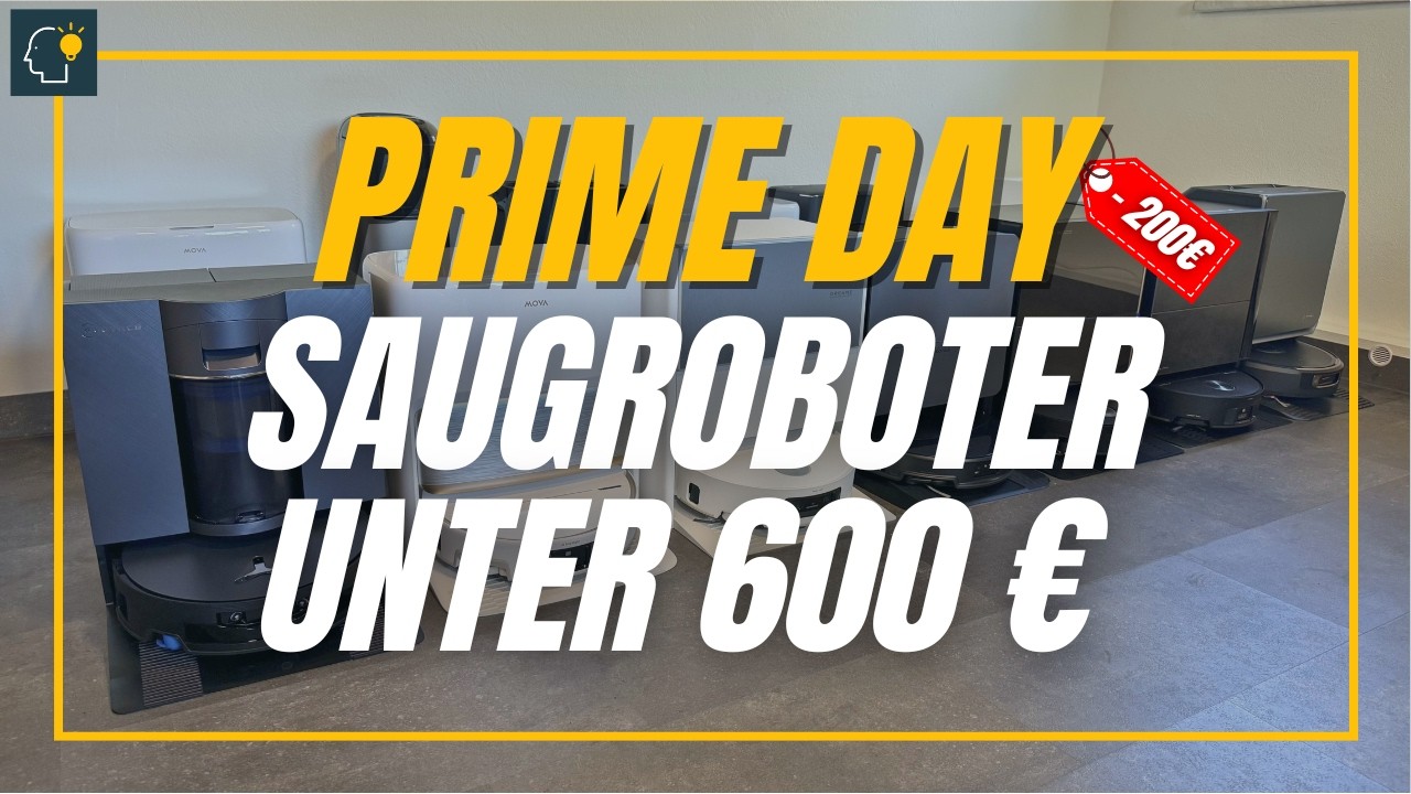 AMAZON PRIME DAY 2026 ► Die besten Saugroboter-Deals bis 600&euro;!