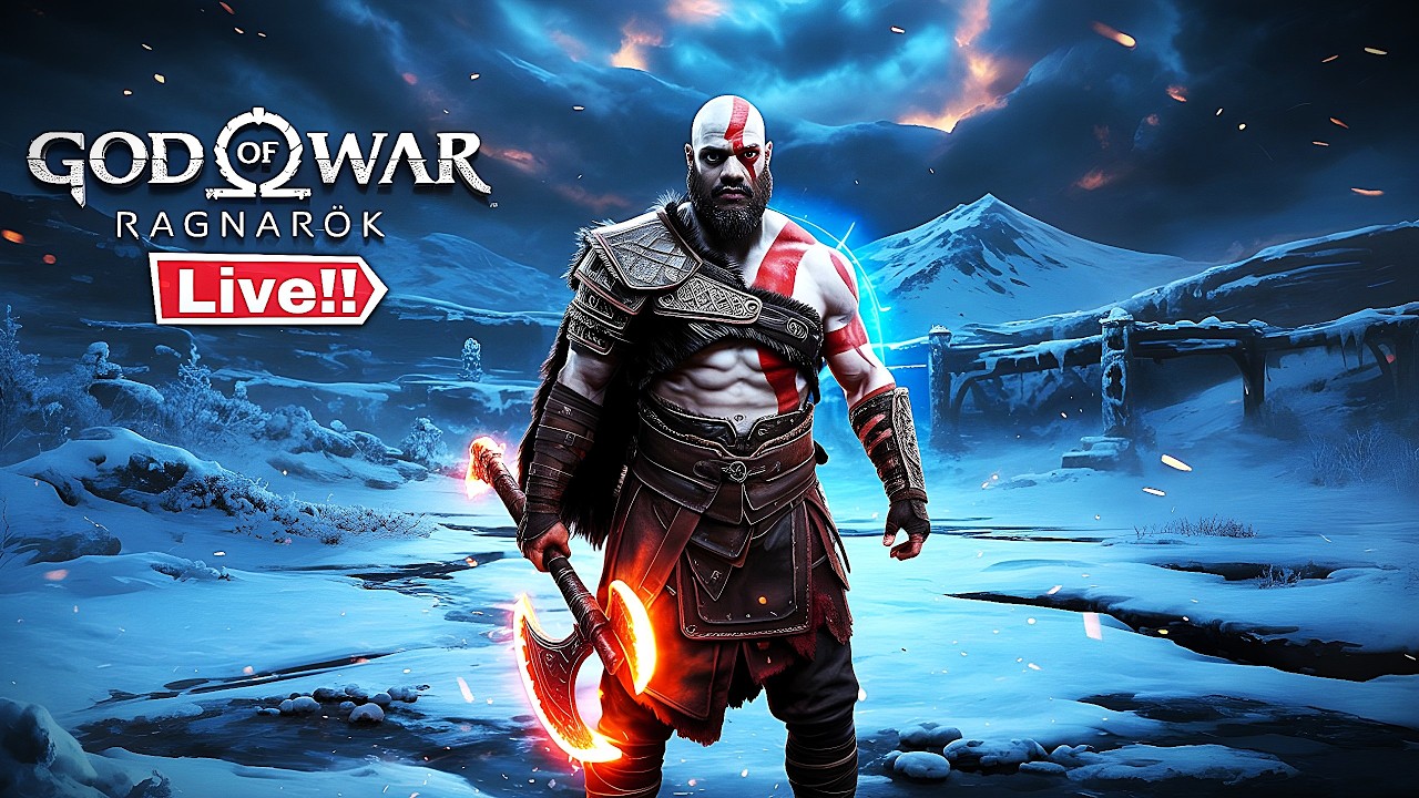 Kratos is Back! God of War Ragnarök LIVE | PS5 Hindi
