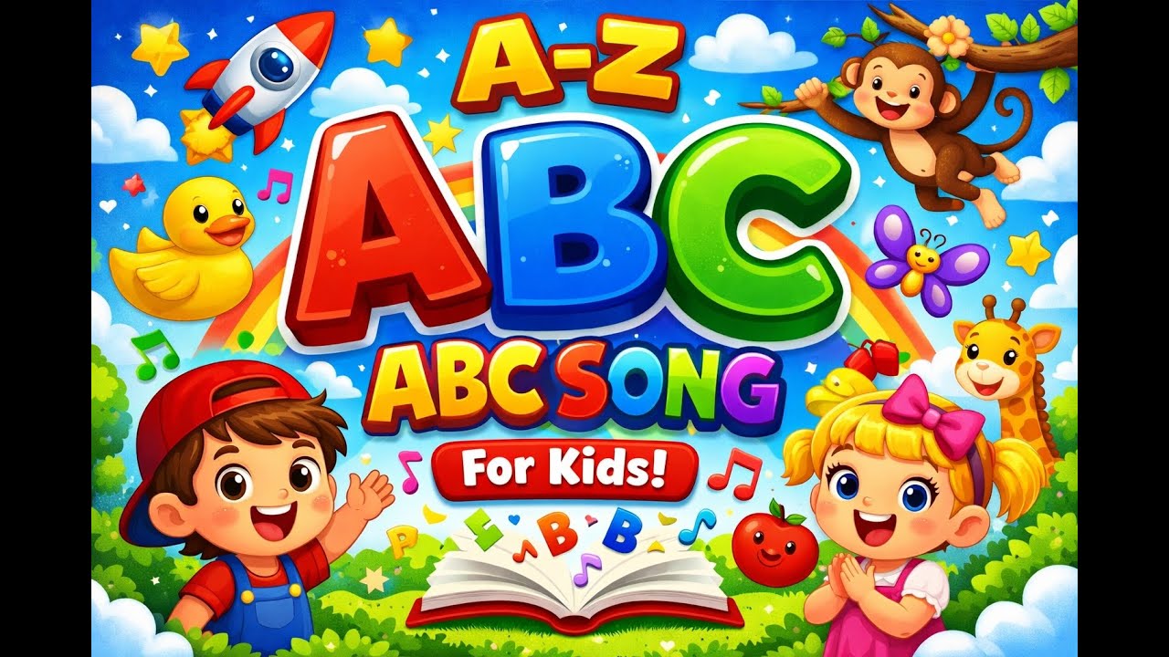 A–Z Alphabet Song 🎶 | Bright & Colorful ABC Learning for Babies