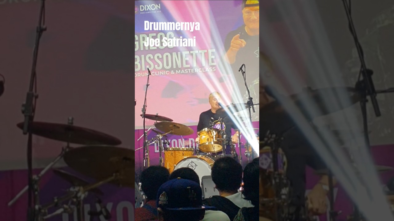 Мастер-класс по игре на барабанах от Грегга Биссонетта в Chics Music Rawamangun #shorts #dixondrums