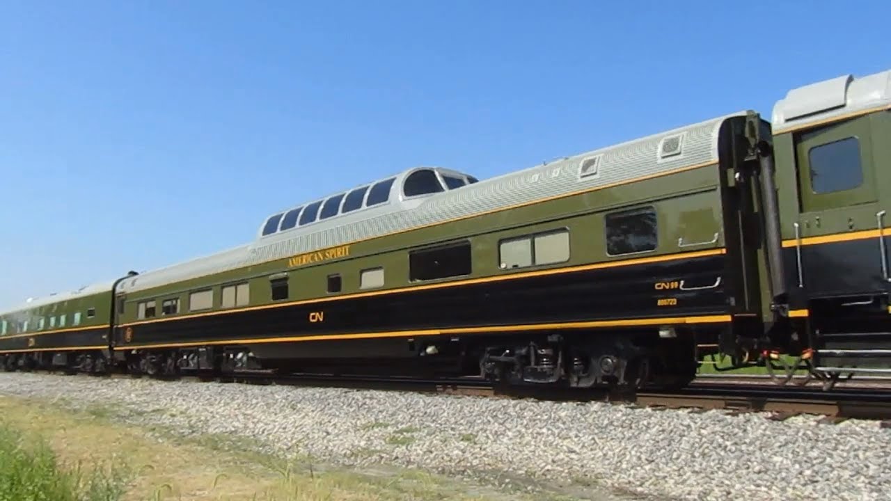 7/19/17 - CN ET44AC 3091 and 3113 lead CN P300 (Office Car Special)
