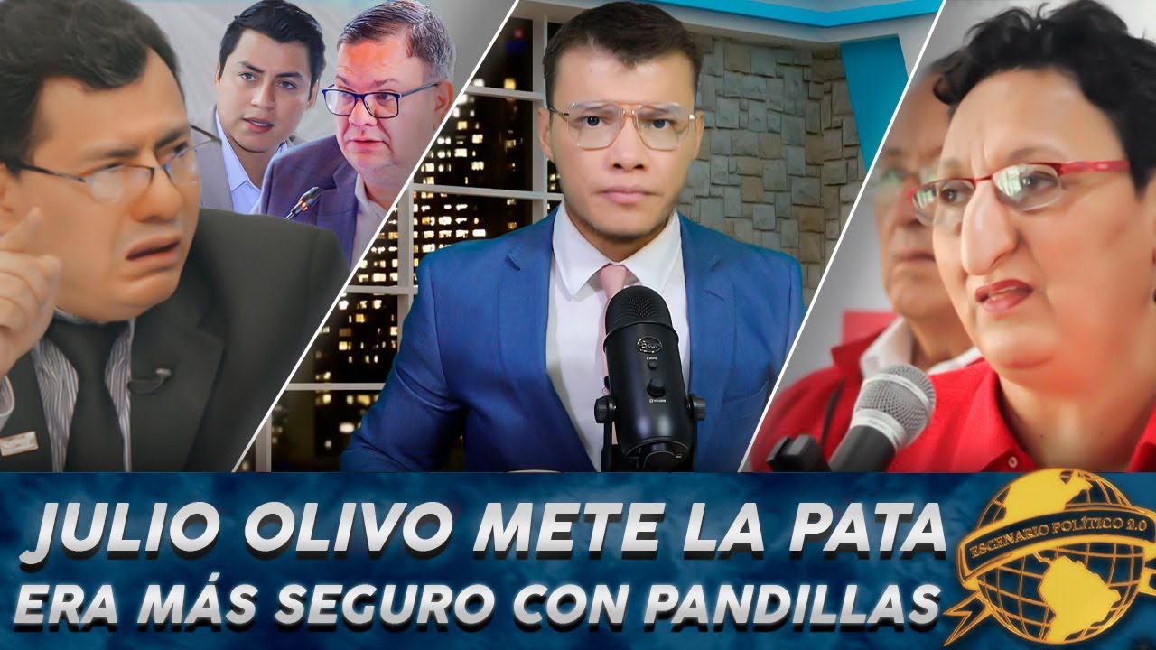 Cuadrilátero entre Julio Olivo y Bancada Cyan | Lorena Peña da patadas de ahogado