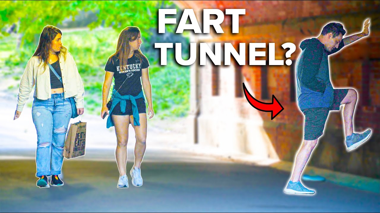 Funny WET FART Prank! Fart Tunnel of Doom!