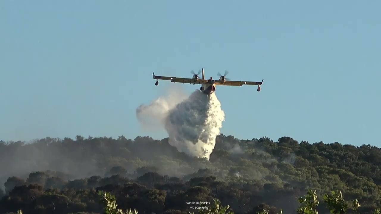 CL415 PIKERMI FIRE 3/7/2025