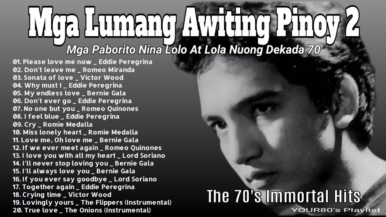 Eddie Peregrina, Romeo Quinones, Victor Wood, Lord Soriano and more