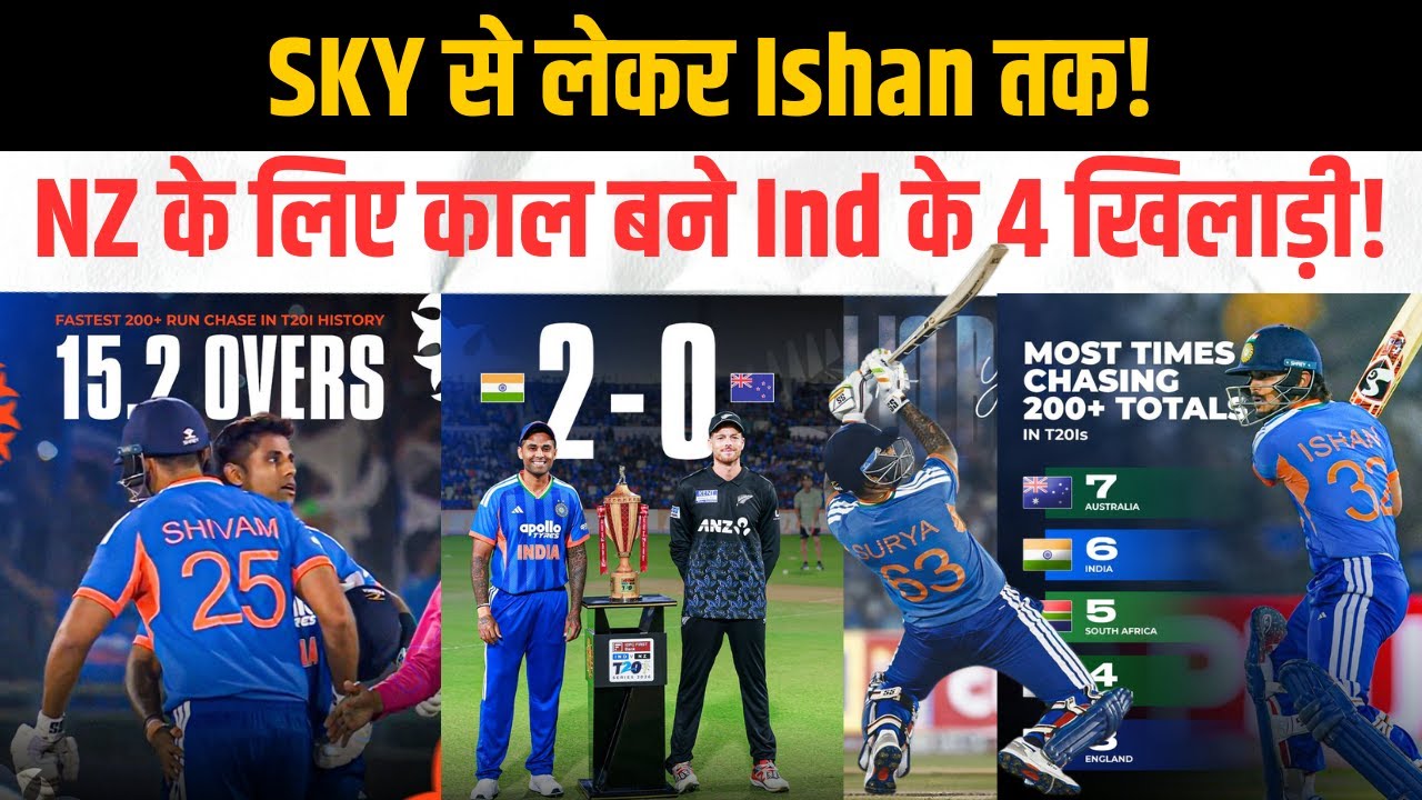 Ind vs NZ: Suryakumar Yadav से Ishan Kishan तक! इन 4 ने धागे खोल दिए!