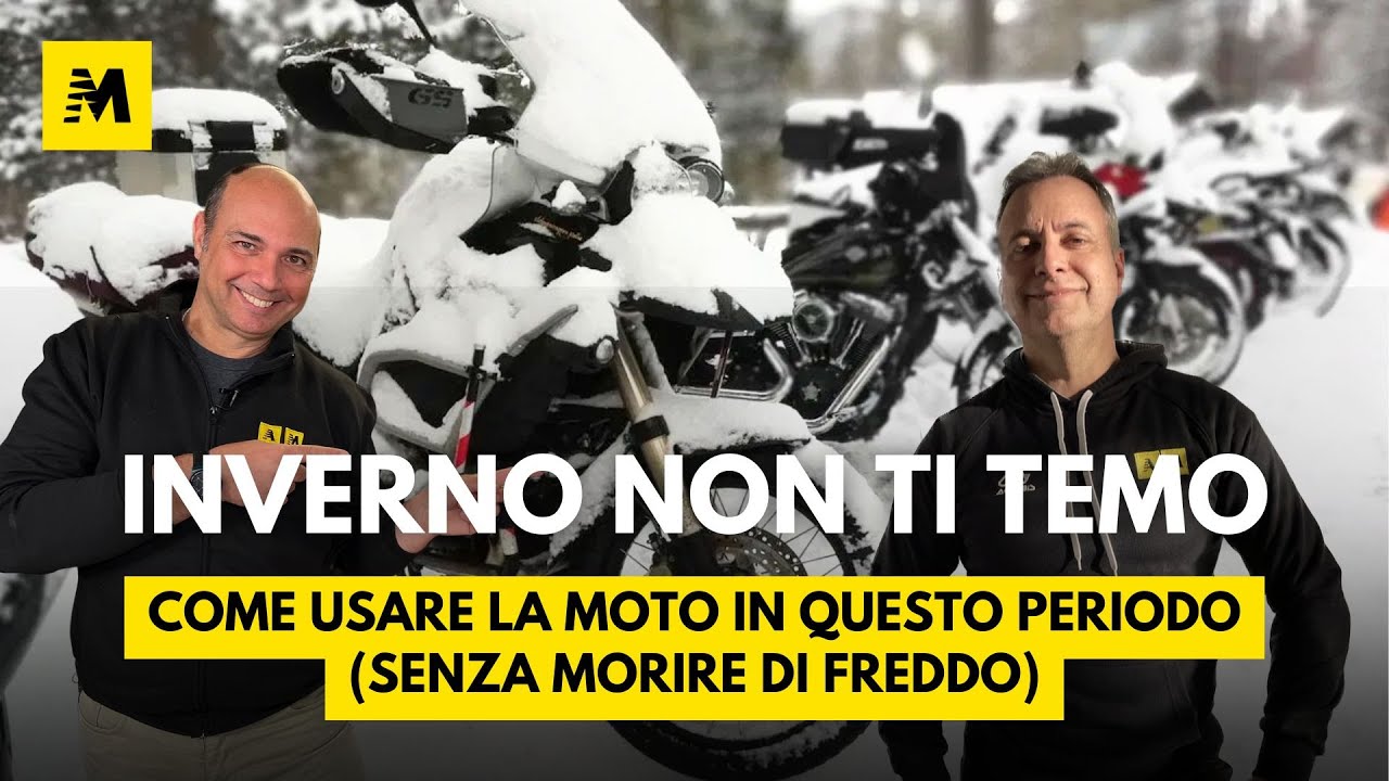Tutti i segreti per usare la moto d'inverno senza morire di freddo! ❄️❄️❄️