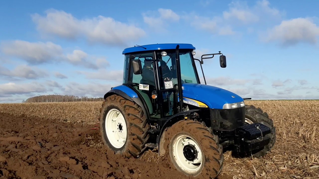 Zimowa orka po kukurydzy 2019| New Holland TD5050 & Akpil Mix 40
