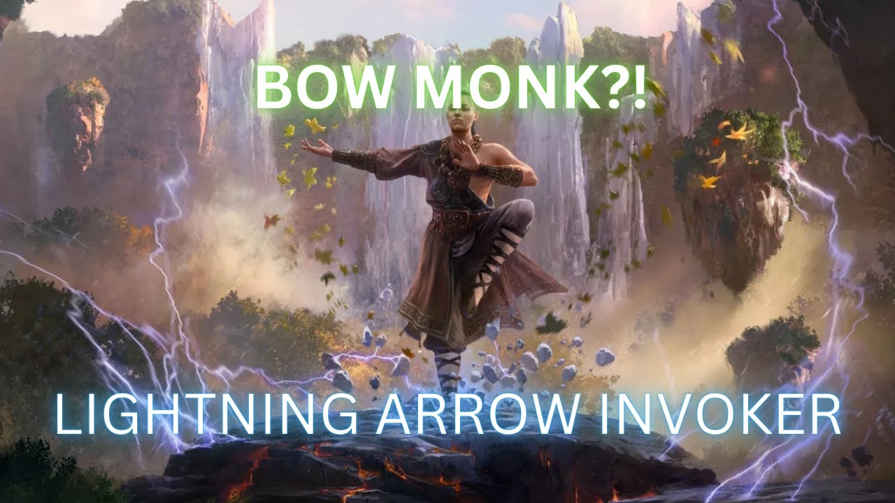 BOW MONK?! Lightning Arrow Invoker // Tanky Map Blaster - PoE 2 Build Guide!