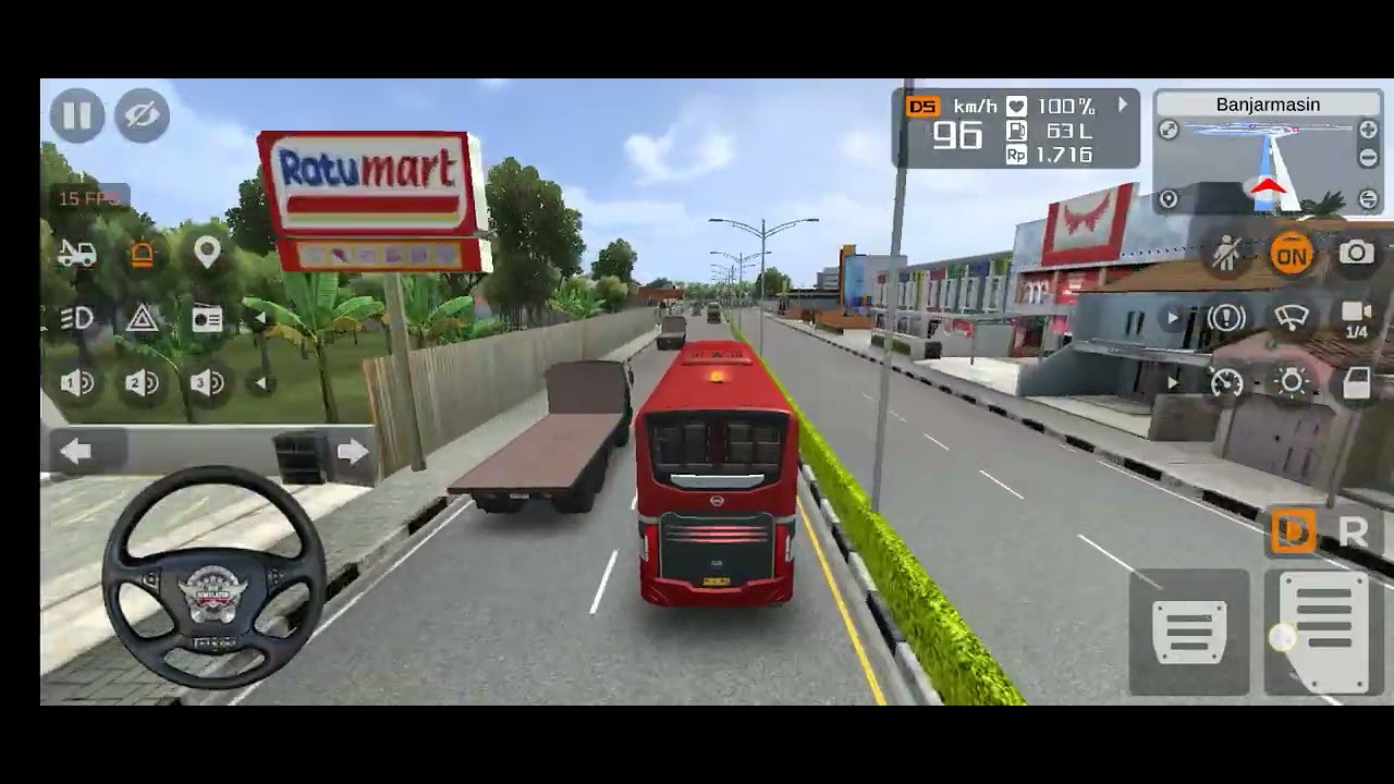 Bus  game kasy khaly / Bus Indonesia simulator game / Bus Indonesia ko repair kasy kry / bus change 