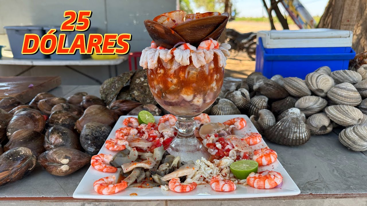 No creerás Lo que Cuesta este plato de Mariscos