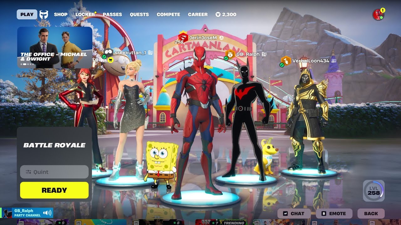 Fortnite Gameplay Malayalam Funny Quint Match 😯😃🤟