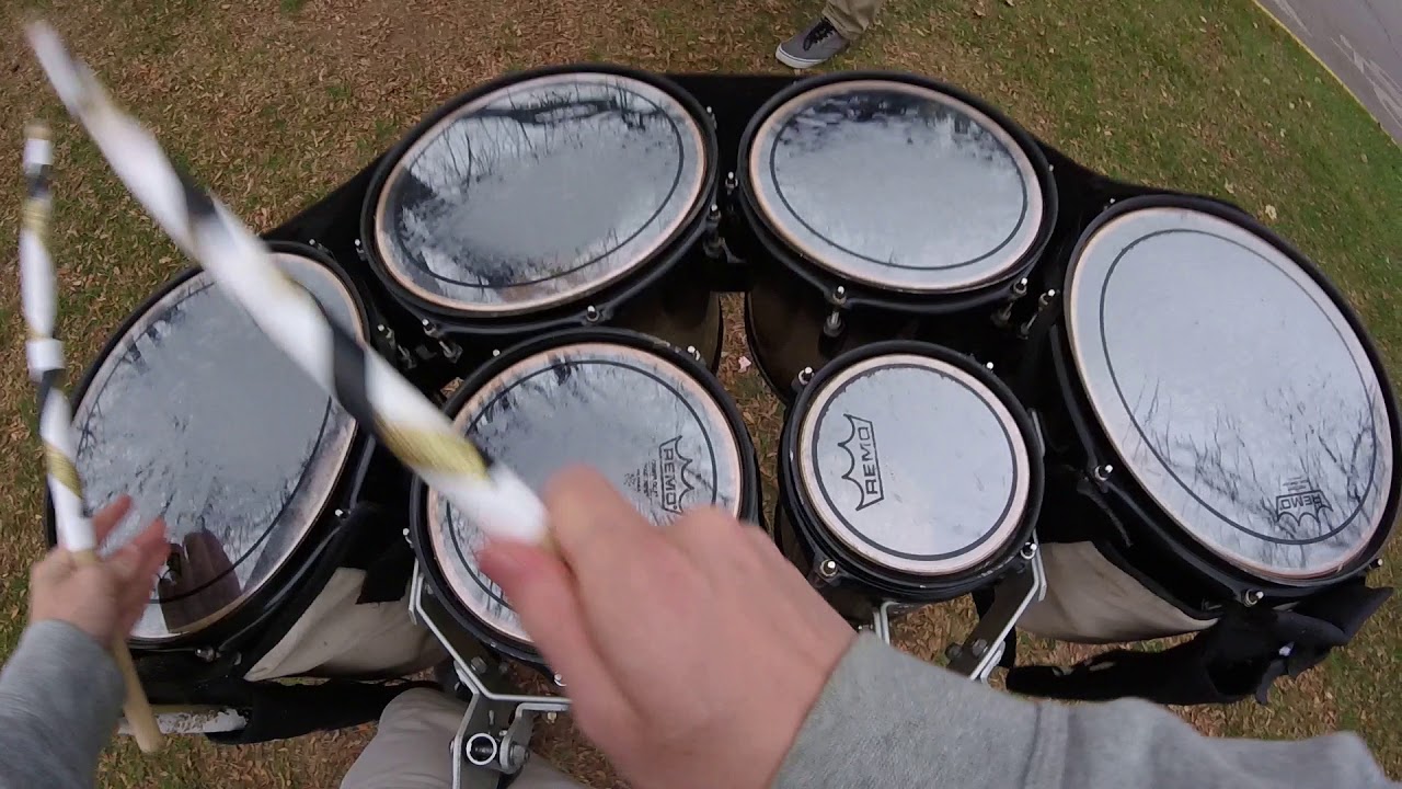 Purdue Drumline Cadences - Tenor Cam