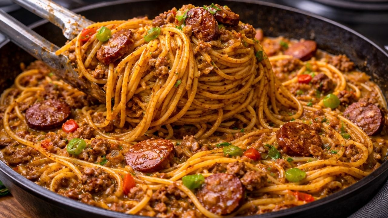This Pasta is CRAZY Good! Wait Till You See the Secret! | Easy Dirty Spaghetti Recipe
