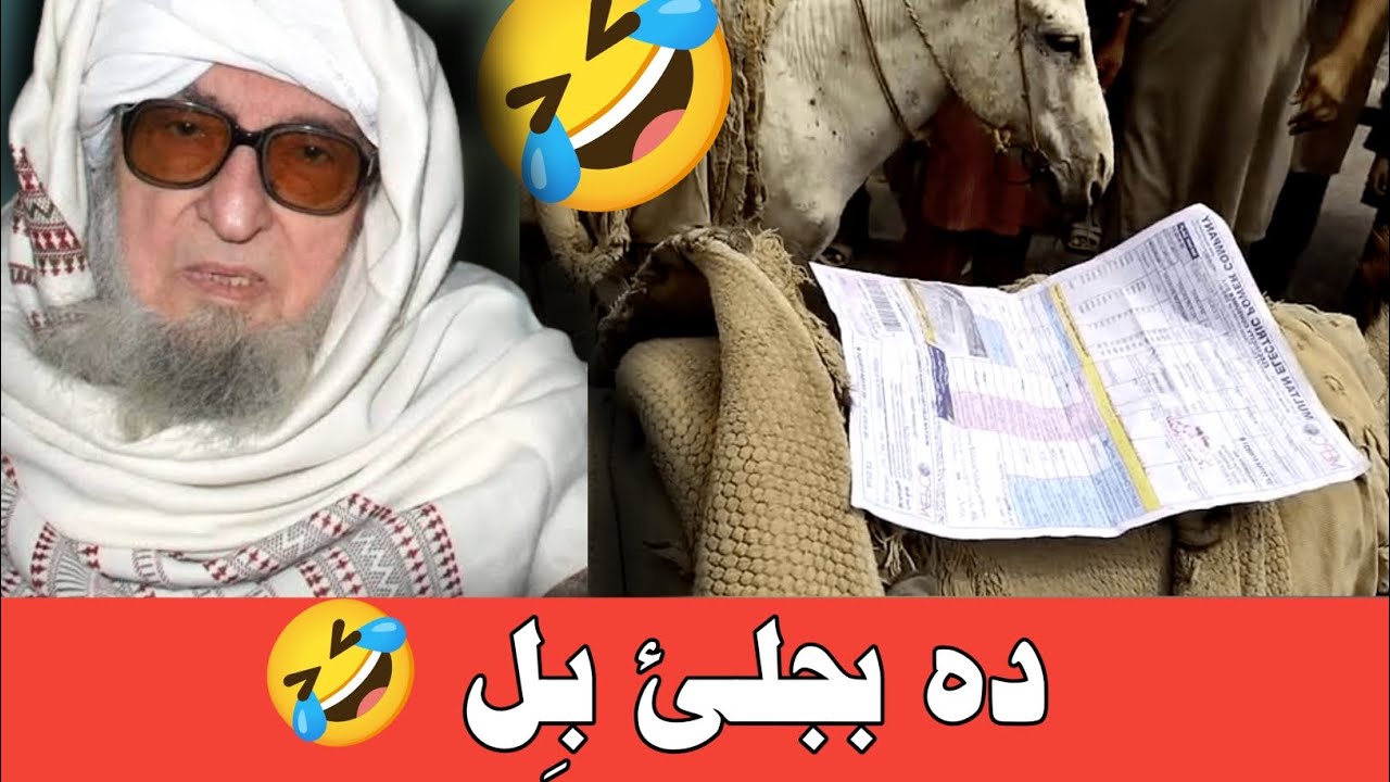 Da bijly bill 😂 | mulana bijlegar sahib funny byan pa pashto ke 