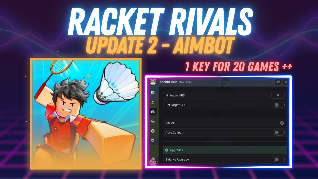 [KARBID] RACKET RIVALS OP SCRIPT