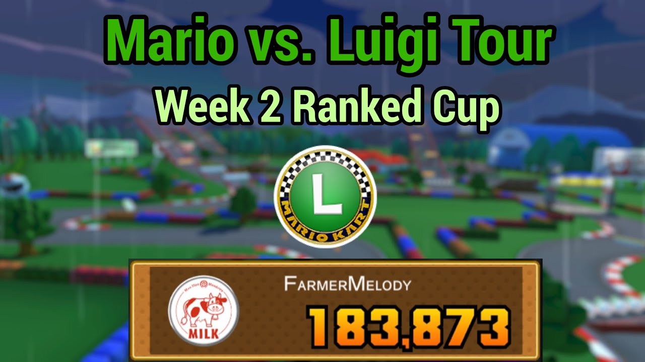Week 2 Ranked Cup | Mario vs. Luigi Tour | Mario Kart Tour