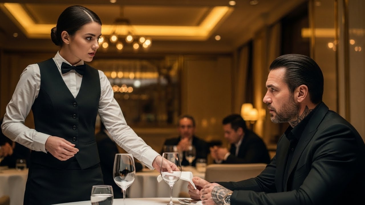 Waitress Slips Napkin to Mafia Boss — It Read: 