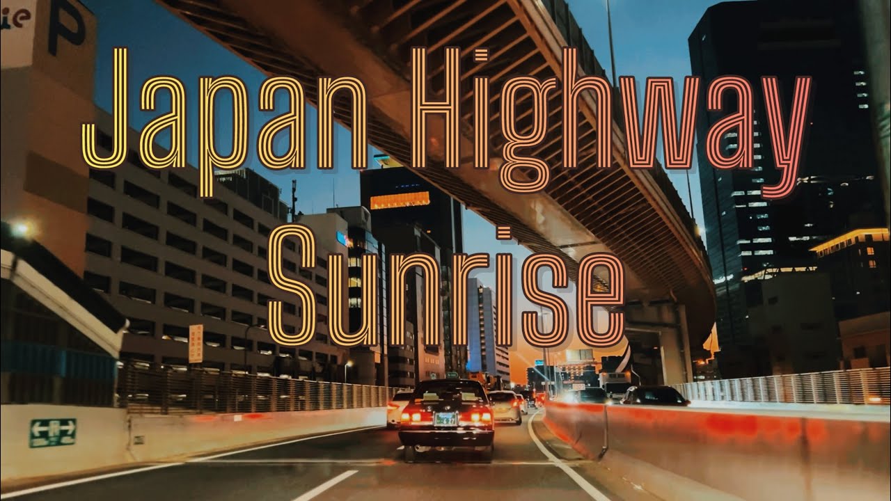 City Pop - Sunset Drive : Journey on the Osaka-Kobe Expressway in Japan