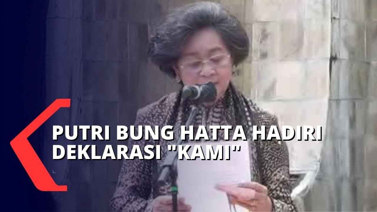 Meutia Putri Mohammad Hatta Hadiri Deklarasi KAMI, Keluarga Protes