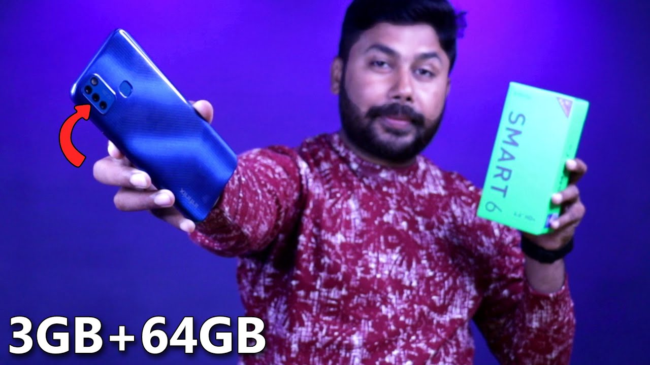 Infinix Smart 6 3GB+64GB Unboxing & Review