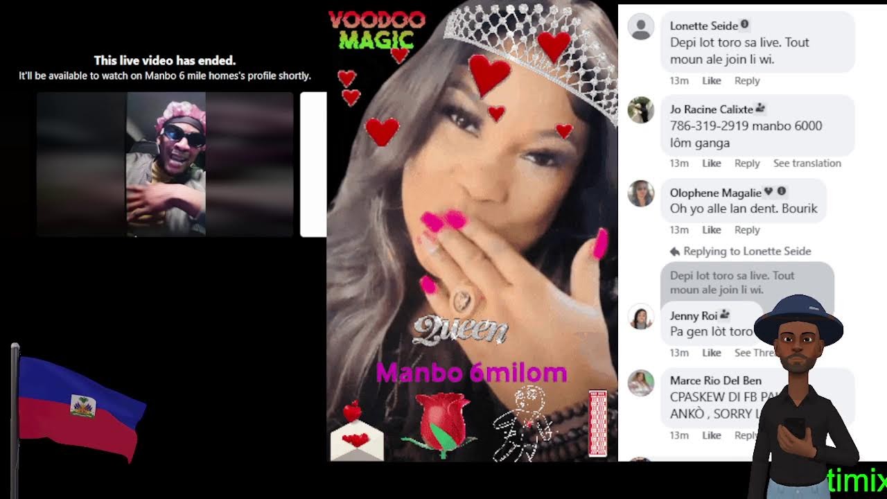 Manbo 6milòm deklare li pap tounen nan pwen $20 ankò , lap rete la nan Flonation!