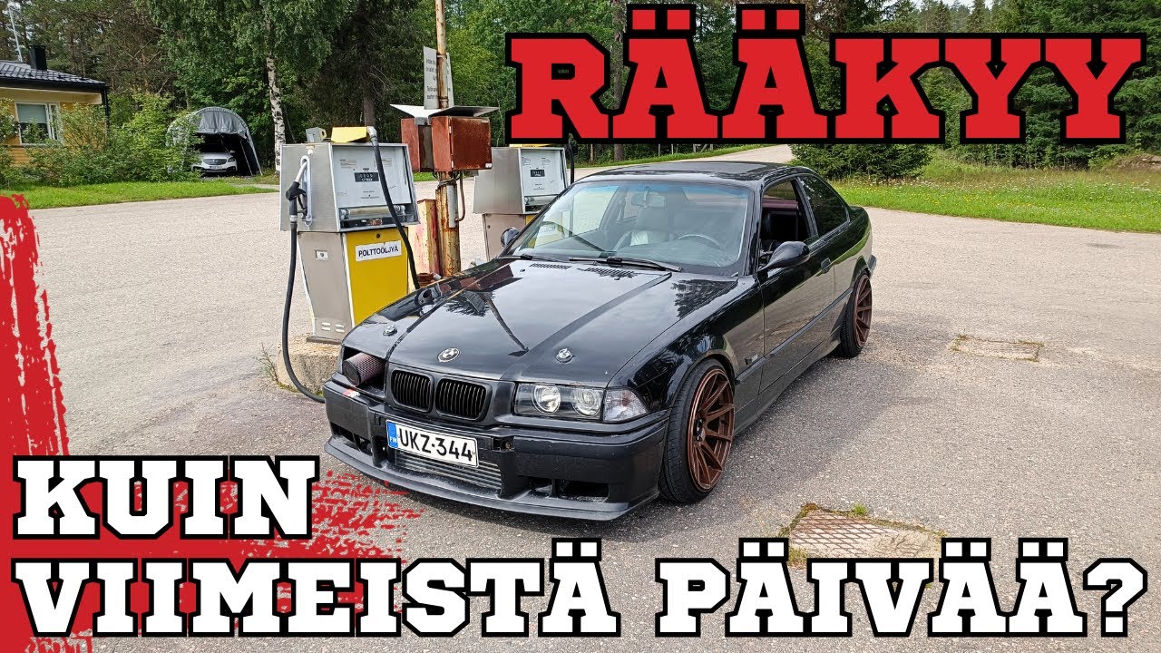 420HP E36 TURBON SCREAMER PUTKI KONEPELLISTÄ LÄPI
