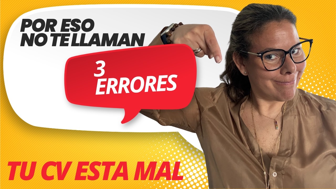 El 90% de los CV cometen estos 3 ERRORES Y por esto NO TE LLAMAN