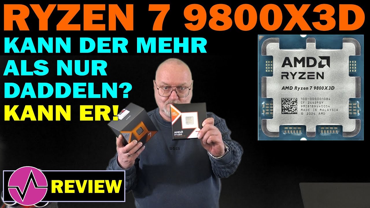 AMD Ryzen 7 9800X3D im Test: Kann der mehr als Gaming? Ja, er kann auch arbeiten, sogar richtig gut!