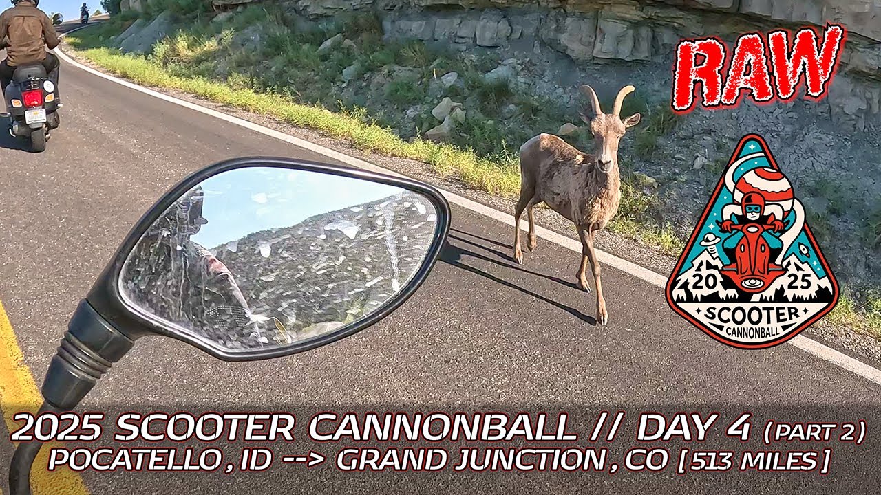 2025 Scooter Cannonball // Day 4, Part 2: Dirt roads and Monument Canyon