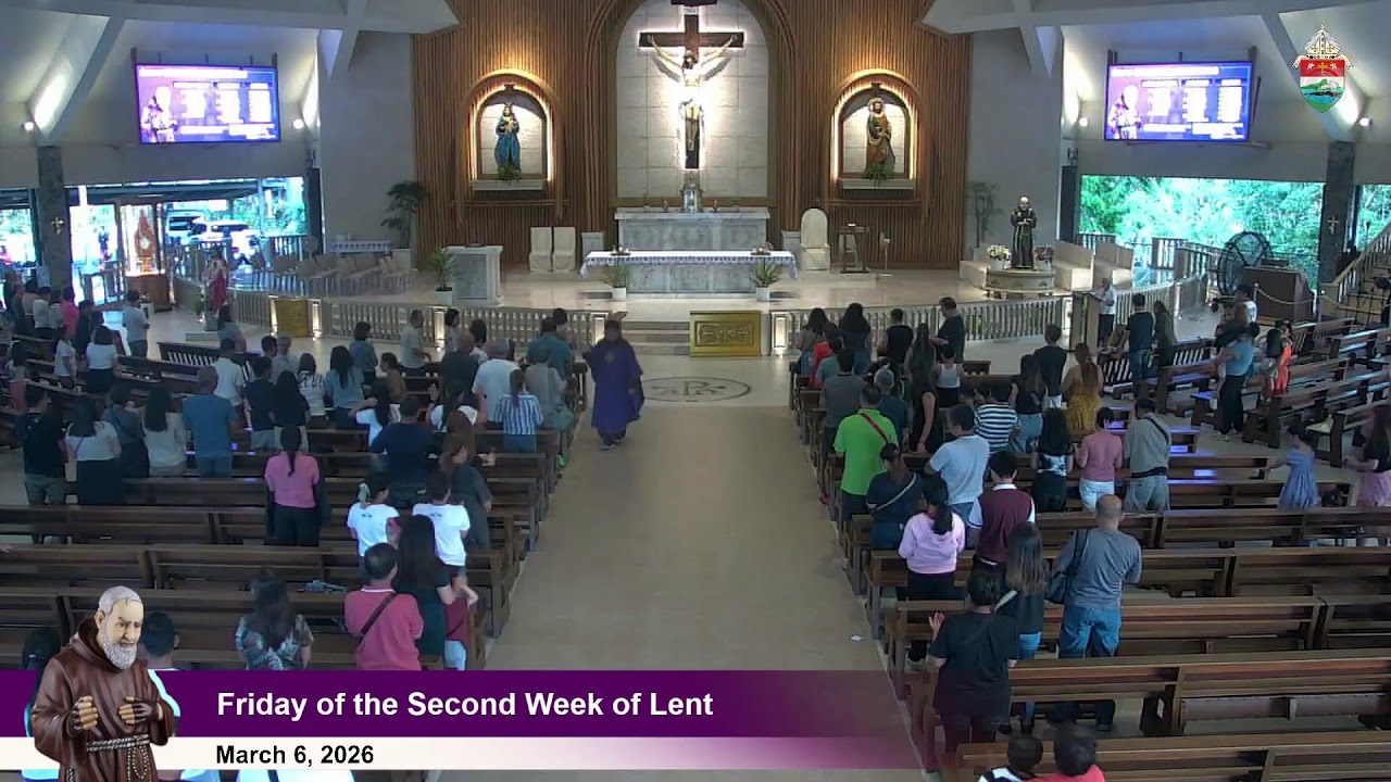 Mar 6, 2026 | 5 p.m. -  Friday of the Second Week of Lent