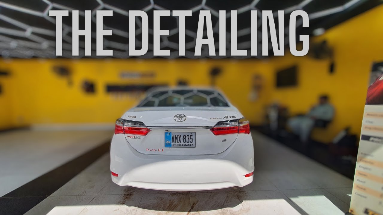 Toyota corolla Altis back to life |Complete detailing interior & Exterior | Tecno  Car wash.
