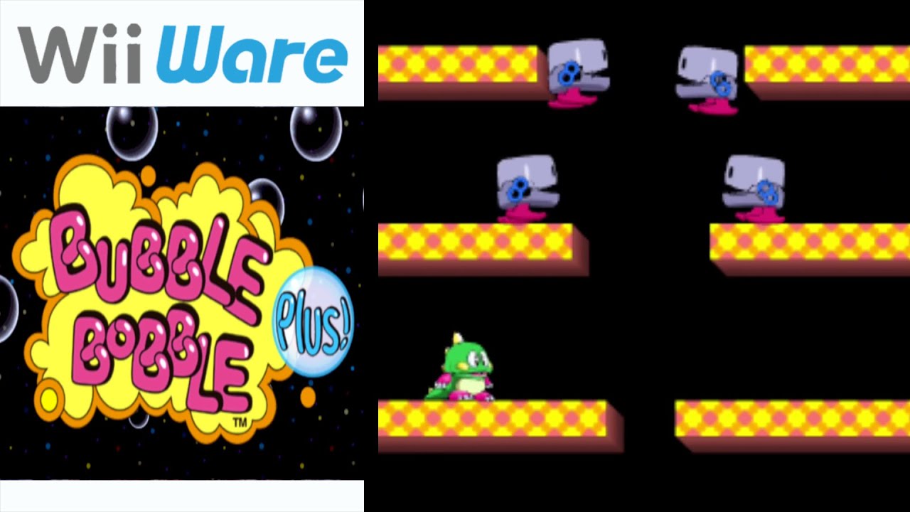 Bubble Bobble Plus! ... (WiiWare) Gameplay Peek
