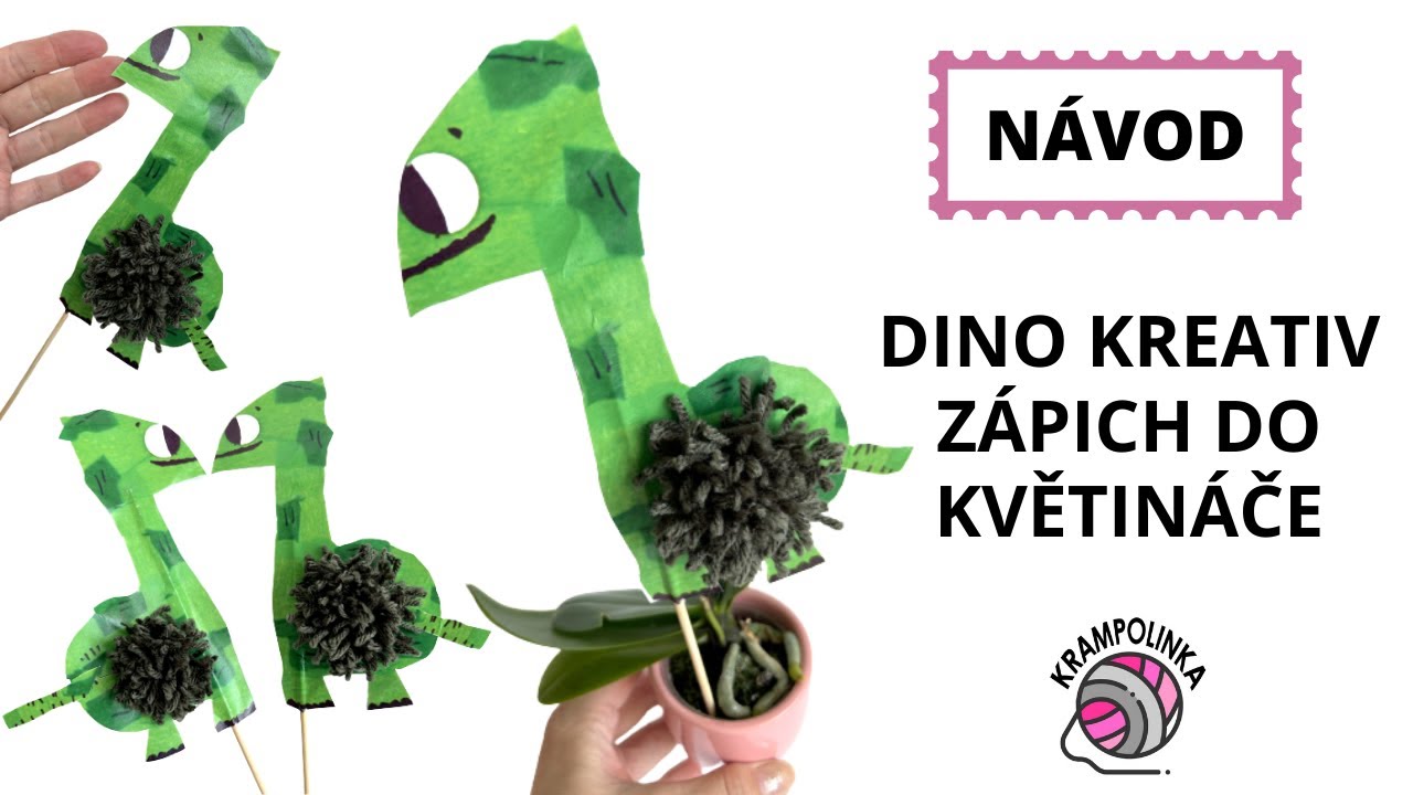 DINO KREATIV S BAMBUL&Iacute; / Z&aacute;pich do květin&aacute;če